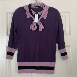 NWT NY and Company collared quarter sleeve sweater